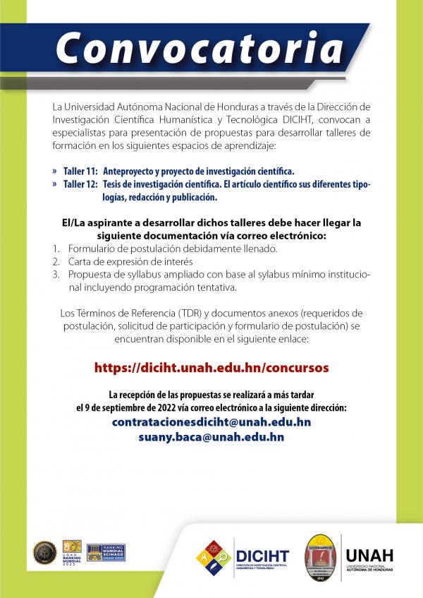 Afiche convocan a especialistas a talleres Mesa de trabajo 1 copia 2